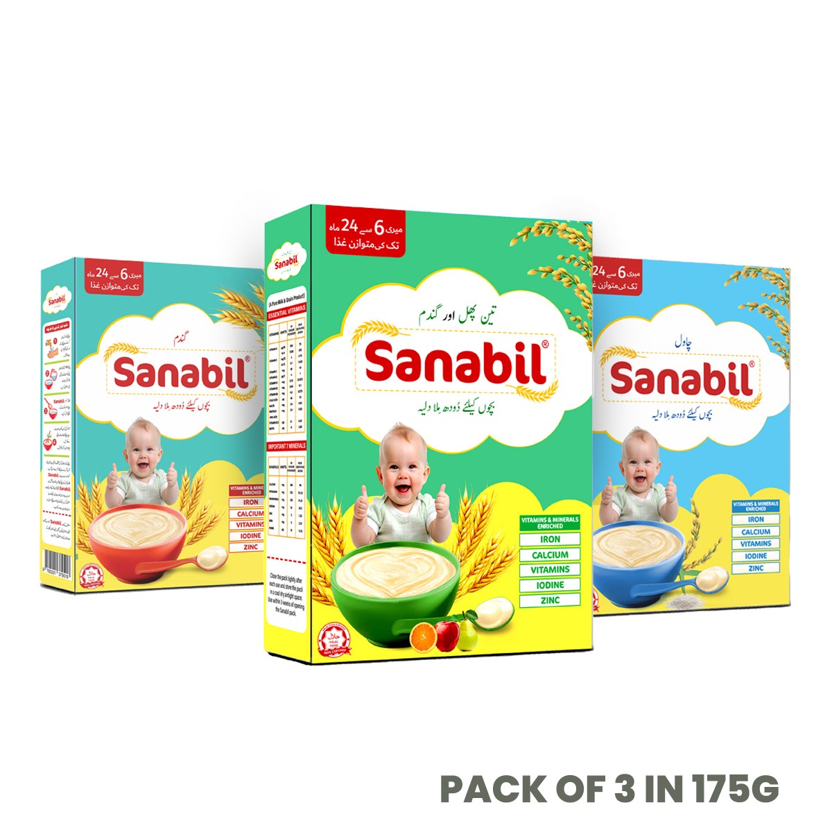 Mini Pack of Rice,Wheat & 3 Fruits